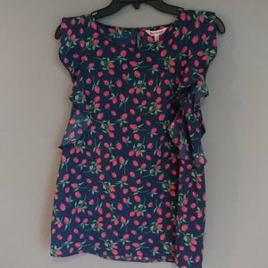 NWT Berry print blouse